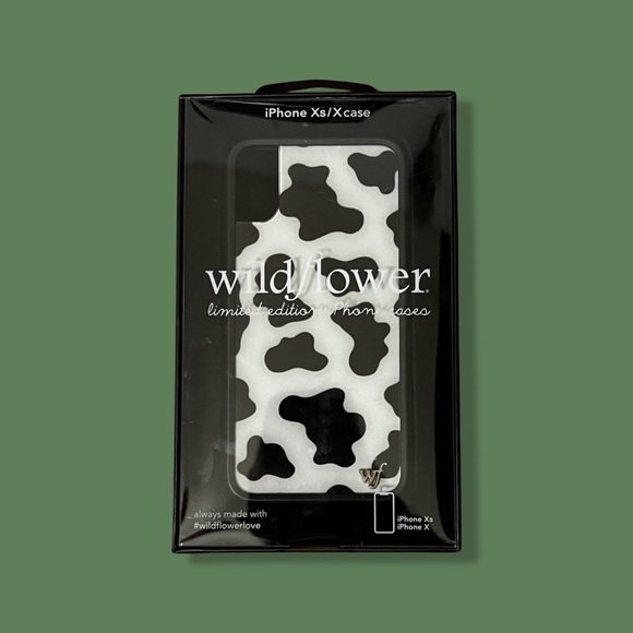 Wildflowers Other - Wildflower Cow Case for IPhone X